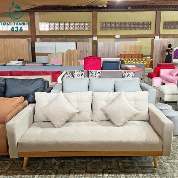 thanh ly ghe sofa boc vai 1m9 dem lung roi dong nut 10