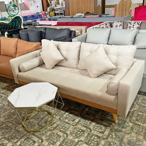 thanh ly ghe sofa boc vai 1m9 dem lung roi dong nut 12