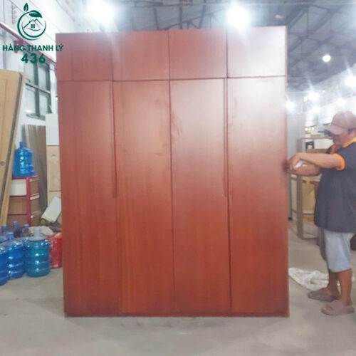 Tủ Quần Áo Gỗ Cũ 1M8x2M3 Hàng Đẹp Nhiều Ngăn Tiện Lợi 5 tu quan ao go cu 1m8x2m3 hang dep nhieu ngan tien loi 5