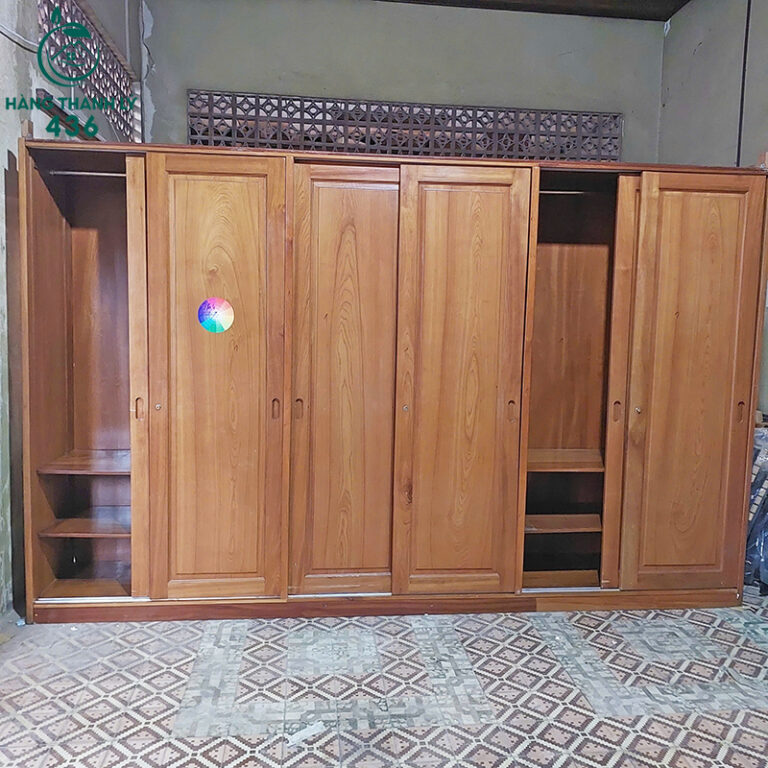 tu quan ao go tu nhien cu 3m6x2m29 rong rai gia tot 1