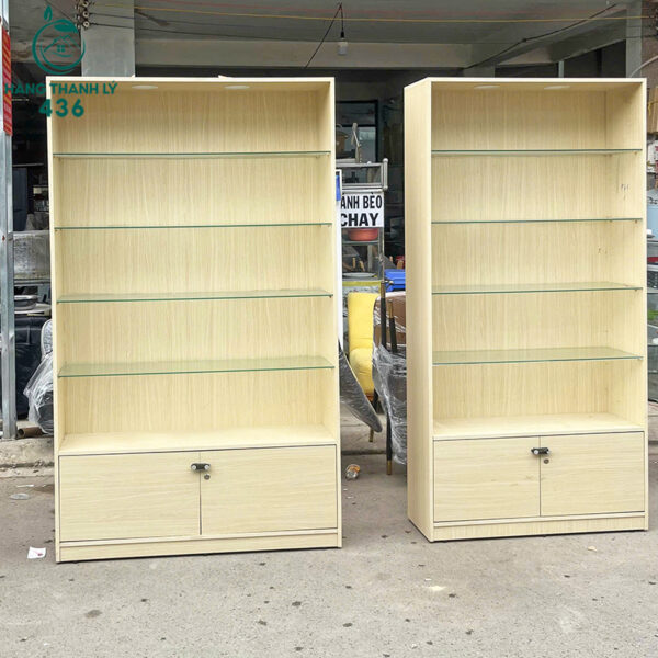 tu trung bay cu 4 tang co tich hop tu go kin nhieu kich thuoc 1