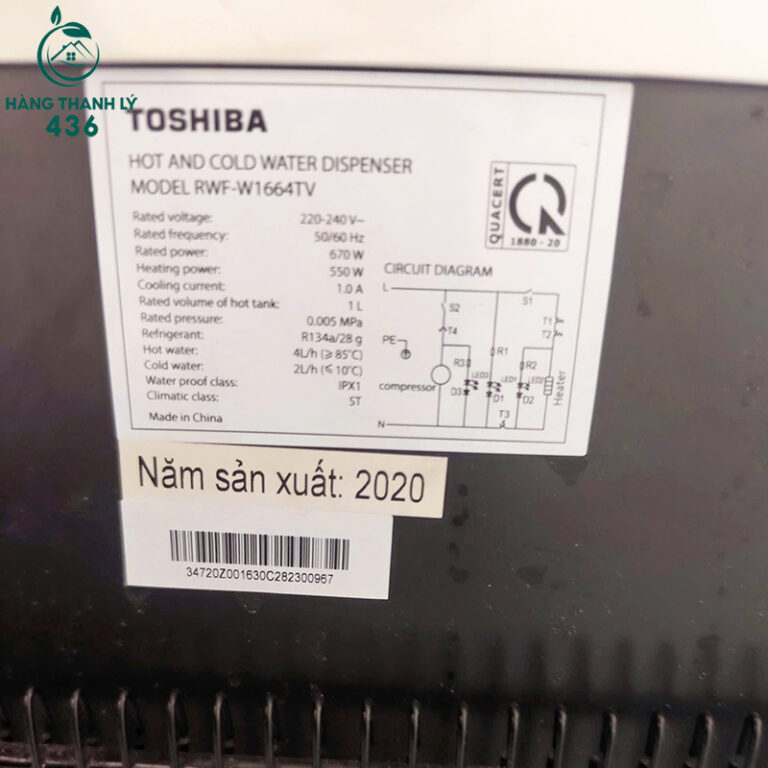 xa kho cay nuoc nong lanh cu hieu toshiba nhieu mau 10