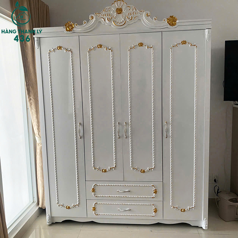 z7159384471170_5201d74e8cdd6f391b819ab7ce570bc9-copy Thanh Lý Tủ Quần Áo 4 Cánh Kiểu Tân Cổ Điển Mới 99%