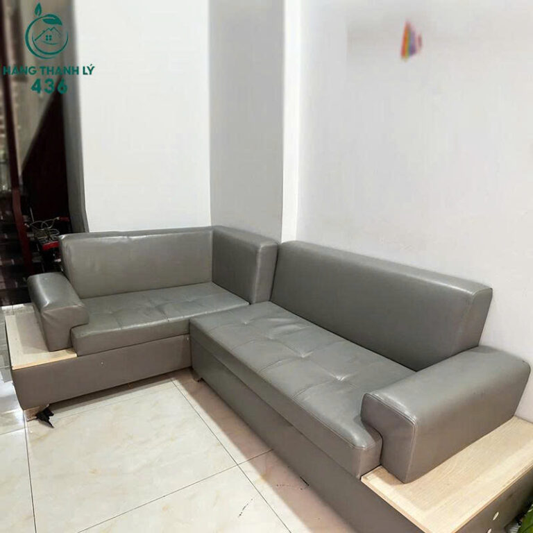 ban ghe sofa cu goc l boc da co tay vin 2