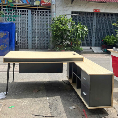 ban giam doc goc l cu 1m8x1m6 phoi den hien dai 1