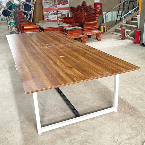 Bàn Họp Cũ Thiết Kế Chân Sắt 1M2x3M 3 ban hop cu thiet ke chan sat 1m2x3m 3