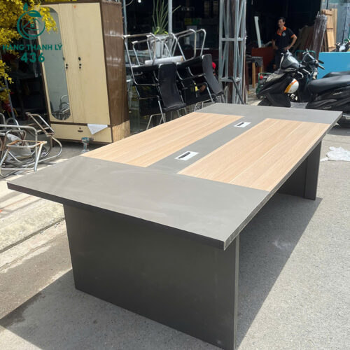 ban hop go cu 1m1x2m4 phoi mau nau hien dai 3