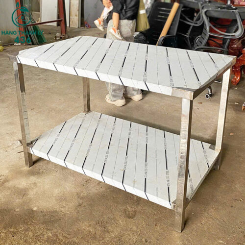 Bàn Inox Cũ 2 Tầng Kích Thước Rộng Rãi 3 ban inox cu 2 tang kich thuoc rong rai 2