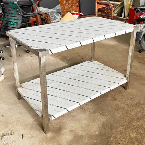 Bàn Inox Cũ 2 Tầng Kích Thước Rộng Rãi 4 ban inox cu 2 tang kich thuoc rong rai 3