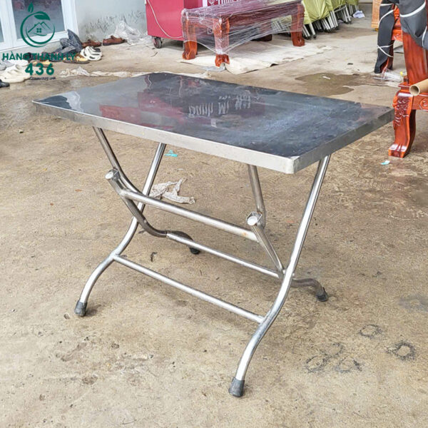 ban inox gap gon cu chan cao 60cmx90cm dang chu nhat 2