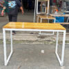 ban lam viec cu 1m2x80cm mat go mau vang sang hien dai 2