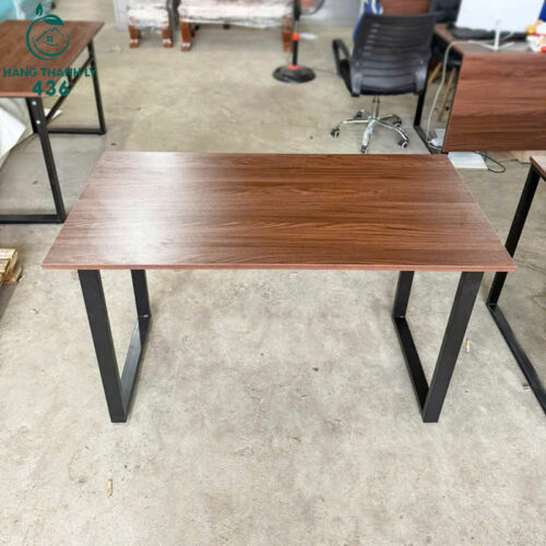 Bàn Làm Việc Gỗ 1M2x60CM Chân Sắt Chữ U Mới 99% (Nhiều Mẫu) 5 ban lam viec go chan sat chu u 3
