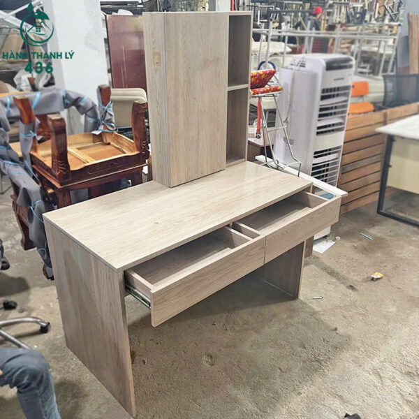 ban-lam-viec-lien-ke-sach-cu-2-ngan-keo (1) ban lam viec lien ke sach cu 2 ngan keo 1