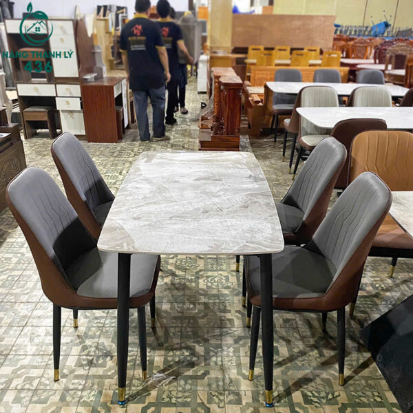 bo ban an mat da ghe boc da cao cap moi 99 9