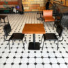 Bộ Bàn Ghế Cafe Cũ Chân Cao Hiện Đại 1 bo ban ghe cafe cu chan cao hien dai 1