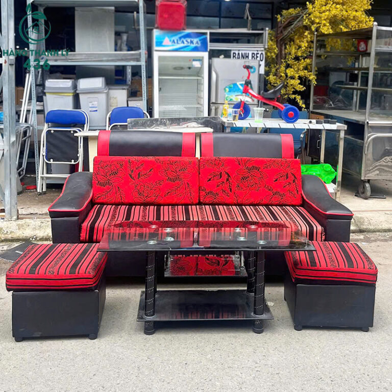 bo ban ghe sofa cu boc da nem vai 4