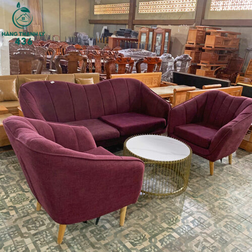 Bộ Ghế Sofa Bọc Vải Cũ Phong Cách Hiện Đại 7 bo ghe sofa boc vai cu phong cach hien dai 1 1