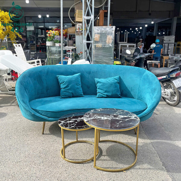 bo ghe sofa boc vai lung cong cu kem don nho 2