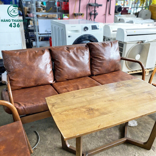 bo sofa katana cu co dem boc da mau nau cao cap 4
