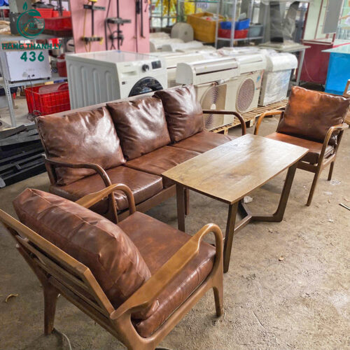 bo sofa katana cu co dem boc da mau nau cao cap 5