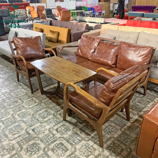 bo sofa katana cu co dem boc da mau nau cao cap 8