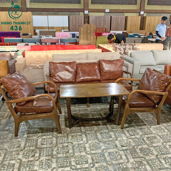 bo sofa katana cu co dem boc da mau nau cao cap 9