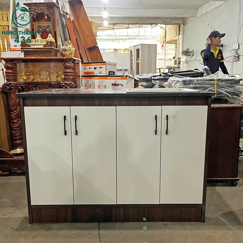 combo-tu-bep-go-cu-1m1x60cm-gia-tot-5 Combo Tủ Bếp Gỗ Cũ 1M1x60CM Giá Tốt