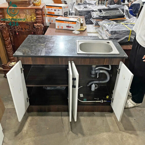 Combo Tủ Bếp Gỗ Cũ 1M1x60CM Giá Tốt 4 combo tu bep go cu 1m1x60cm gia tot 7