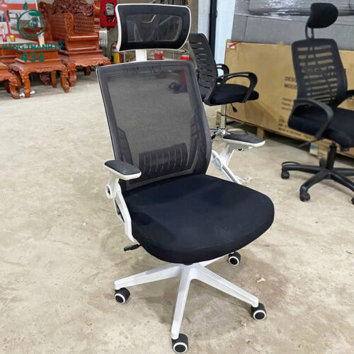 Ghế Xoay Văn Phòng Cũ Lưng Lưới Có Tựa Đầu 6 ghe xoay van phong cu lung luoi co tua dau 5