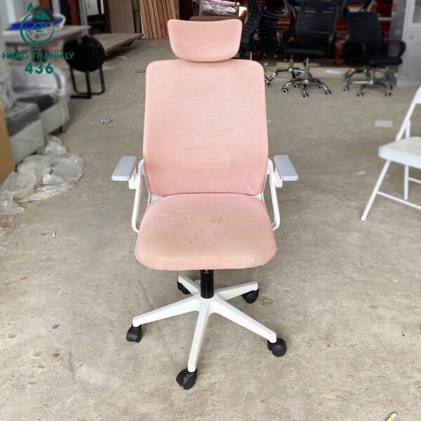 ghe-xoay-van-phong-nu-cu-mau-hong-pastel-co-tua-dau (2) ghe xoay van phong nu cu mau hong pastel co tua dau 2