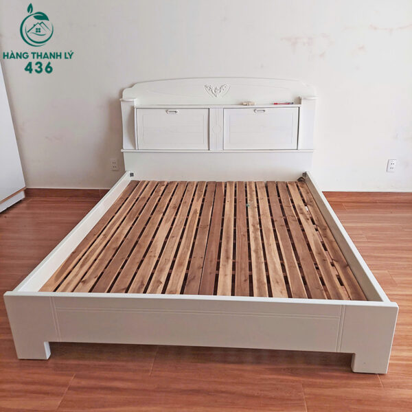 giuong ngu go cu 1m6x2m mau trang gia re 5