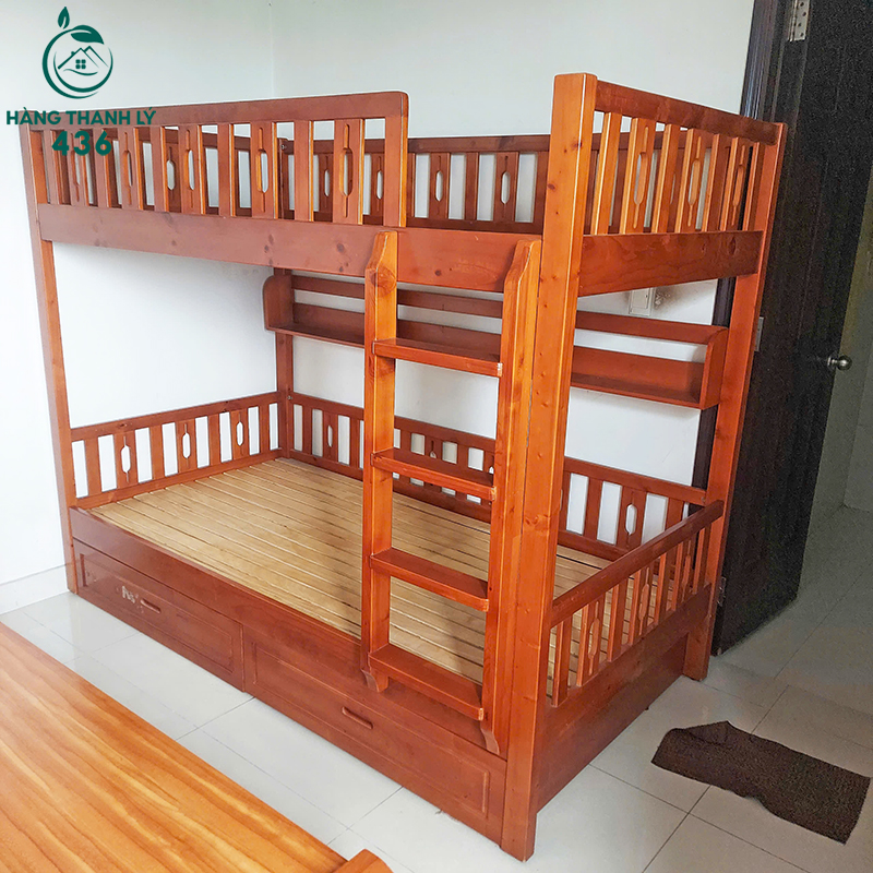 giuong-ngu-go-cu-2-tang-thiet-ke-hien-dai-6 Giường Ngủ Gỗ Cũ 2 Tầng Thiết Kế Hiện Đại