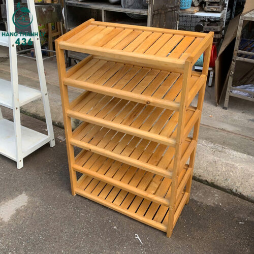 Kệ Giày Dép Gỗ Cũ 6 Tầng Chắc Chắn Giá Rẻ 4 ke giay dep go cu 6 tang chac chan gia re 1 1