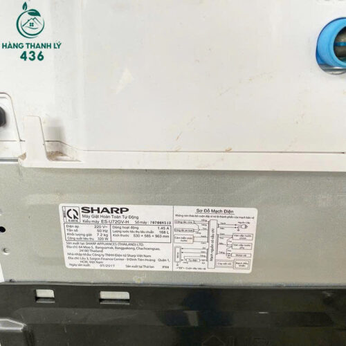 Máy Giặt Sharp Cũ 7.2kg Hàng Đẹp 6 may giat sharp cu 7 2kg hang dep 2