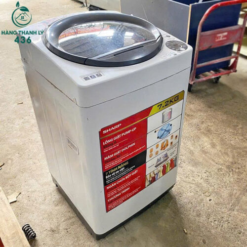 Máy Giặt Sharp Cũ 7.2kg Hàng Đẹp 5 may giat sharp cu 7 2kg hang dep 7