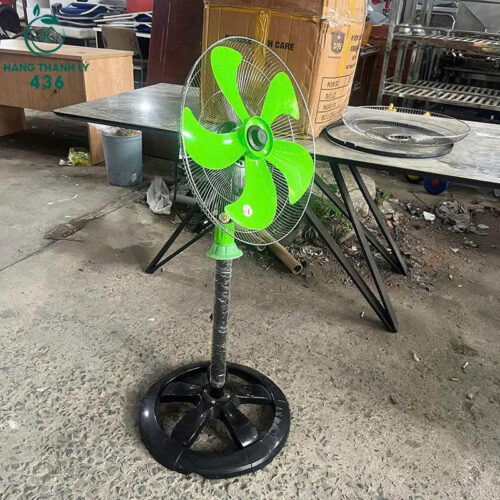 Quạt Đứng Cũ 5 Cánh Màu Xanh Lá 4 quat dung cu 5 canh mau xanh la 2