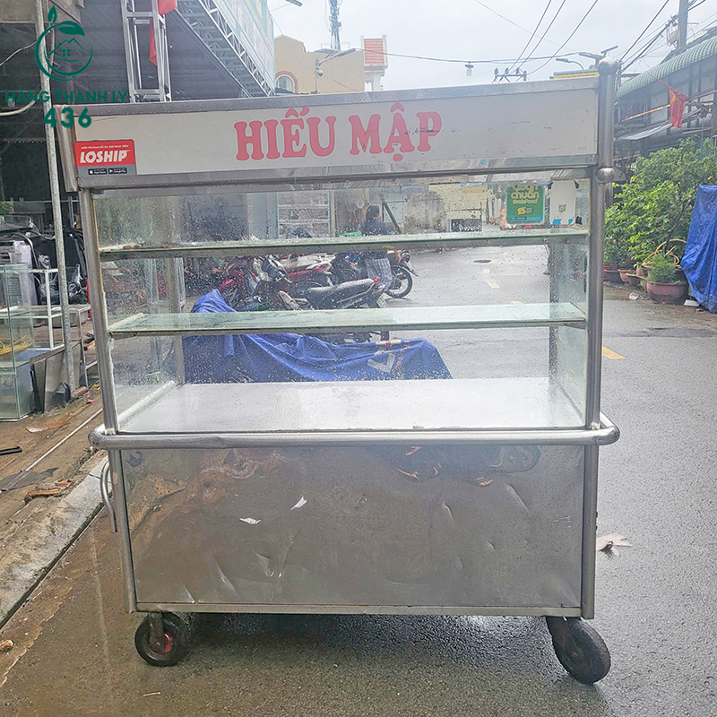 quay-ban-hang-inox-cu-thiet-ke-nhieu-ngan-tu-tien-loi-4 Quầy Bán Hàng Inox Cũ Thiết Kế Nhiều Ngăn Tủ Tiện Lợi