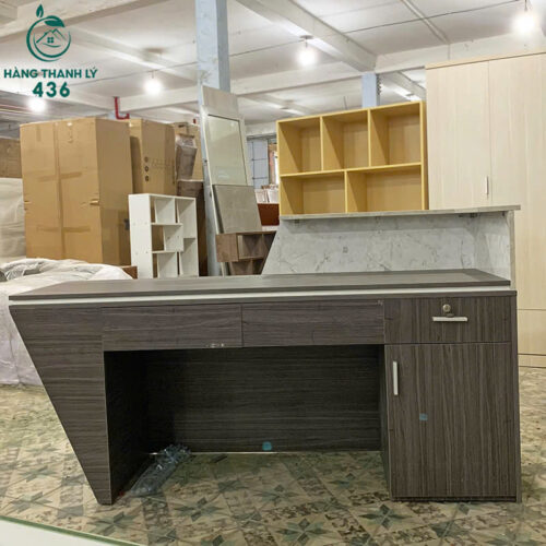 Quầy Lễ Tân 1M75 Đa Năng Kiểu Dáng Hiện Đại Mới 99% 5 quay le tan 1m75 moi 99 1
