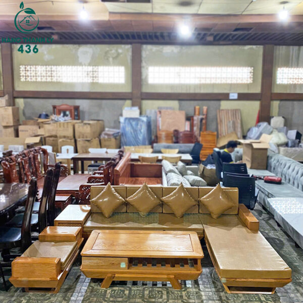 thanh ly bo salon go goc l hang cao cap moi 99 3