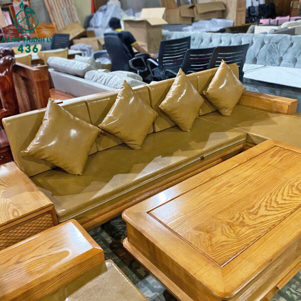 thanh ly bo salon go goc l hang cao cap moi 99 4