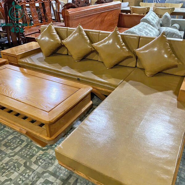 thanh ly bo salon go goc l hang cao cap moi 99 5