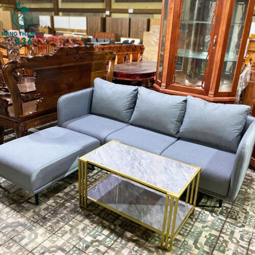 thanh ly bo sofa goc l don roi mau xam moi 99 4