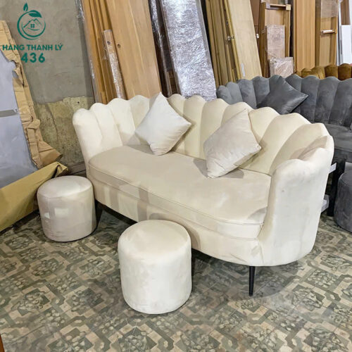 thanh ly bo sofa so boc vai mau kem moi 99 1 1