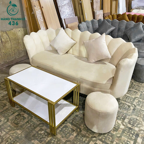 thanh ly bo sofa so boc vai mau kem moi 99 1