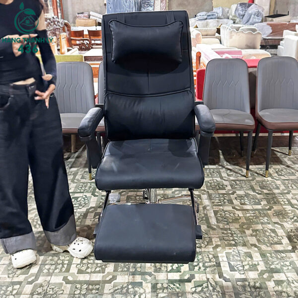 thanh ly ghe giam doc boc da co ke chan moi 99 2