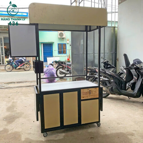 thanh ly quay ban hang co banh xe moi 99 1