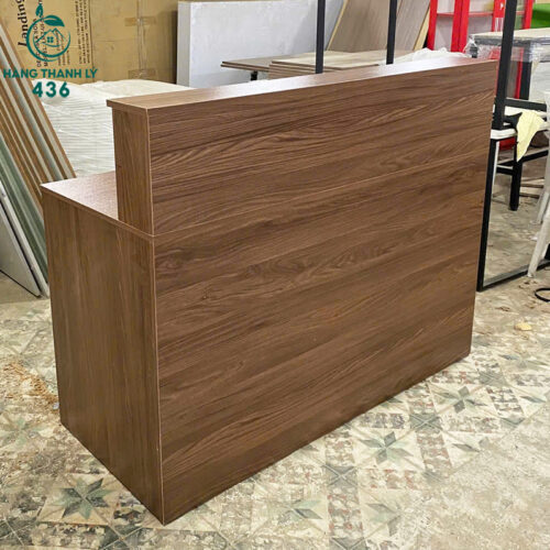 Thanh Lý Quầy Lễ Tân Gỗ 1M4x1M1 Có Hộc Tủ Mới 99% 6 thanh ly quay le tan go 1m4x1m1 co hoc tu moi 99 3