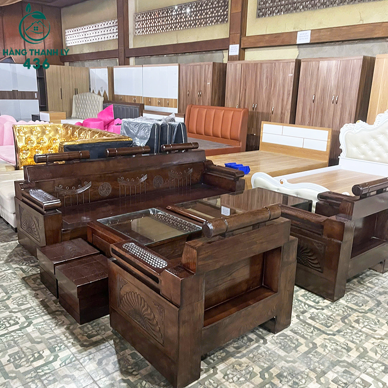 Thanh Lý Bộ Salon Gỗ Đối Xích Cao Cấp Mới 99% thanh-ly-salon-go-tu-nhien-3 Thanh Lý Bộ Salon Gỗ Đối Xích Cao Cấp Mới 99%