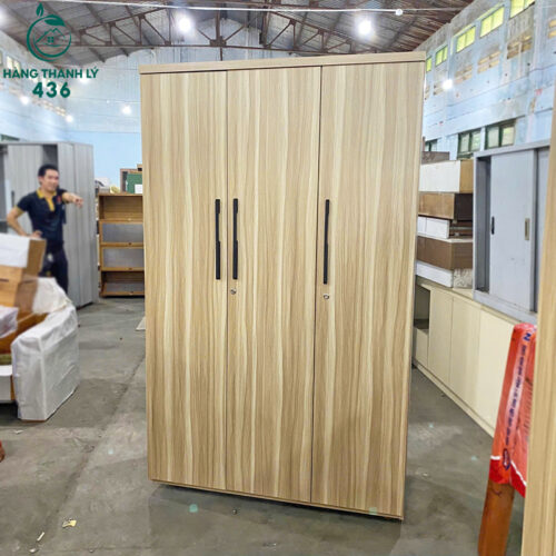 Thanh Lý Tủ Quần Áo 3 Cánh 1M2 Hàng Đóng Mới 99% 4 thanh ly tu quan ao 3 canh 1m2 hang dong moi 99 3