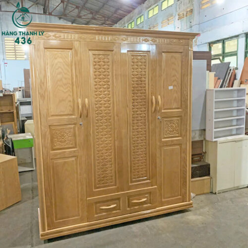 Thanh Lý Tủ Quần Áo 4 Cánh Mới 99% 7 thanh ly tu quan ao 4 canh 4